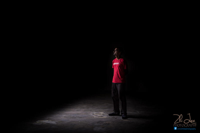 Model: Vijay Prema Photographer: Zhi Lee Single 150cm Octabox to camera left and model top right.  Visico 300W Strobe